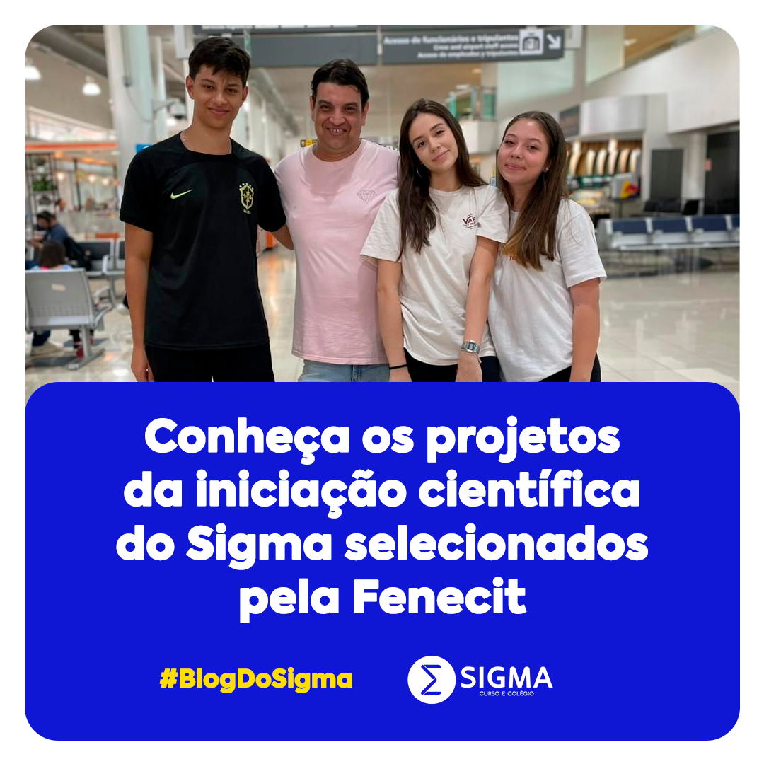 Estudantes do Colégio Sigma participam de evento internacional de ciências em Recife